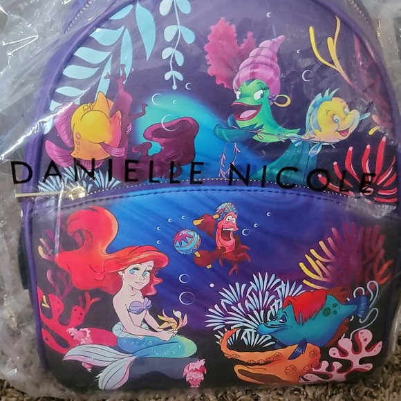 Exclusive! Disney The Little Mermaid Under the Sea Mini Backpack, - Picture 2 of 4